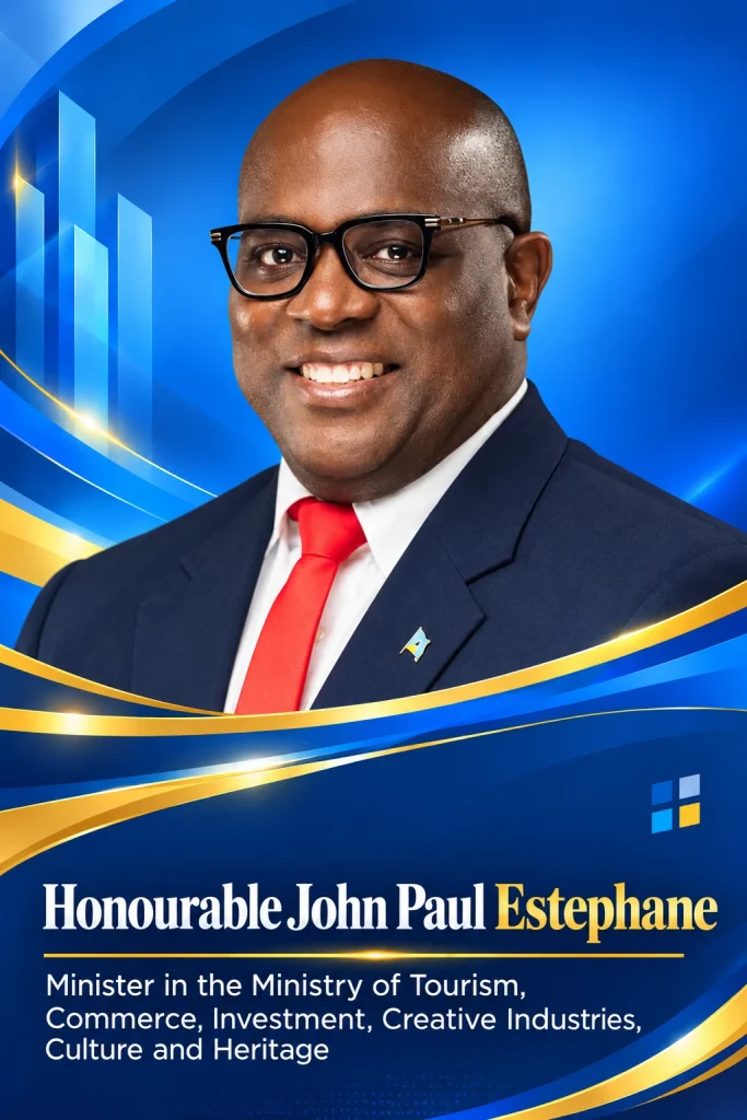 John Paul Estephane, Minister in the Ministry of Tourism, Commerce, Investment, Creative Industries, Culture and Heritage