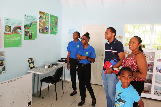 Refurbished Interpretation Centre, Allain family